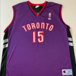 Vintage Vince Carter Raptors Champion Jersey